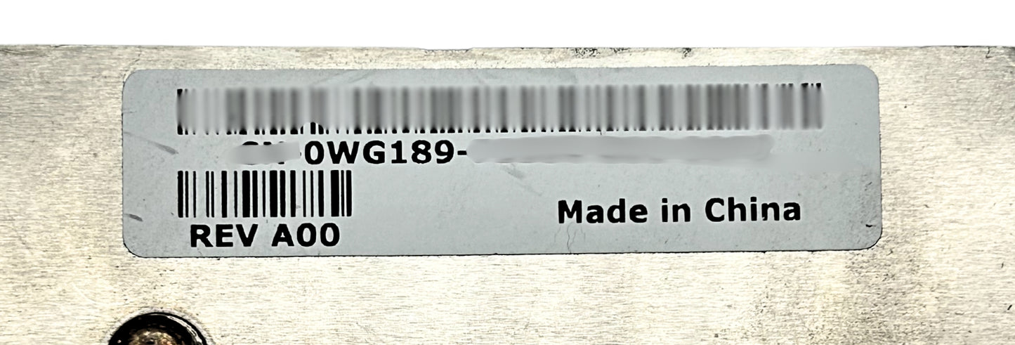 Dell 0WG189 Heatsink Assembly r900/ pe6850, Used