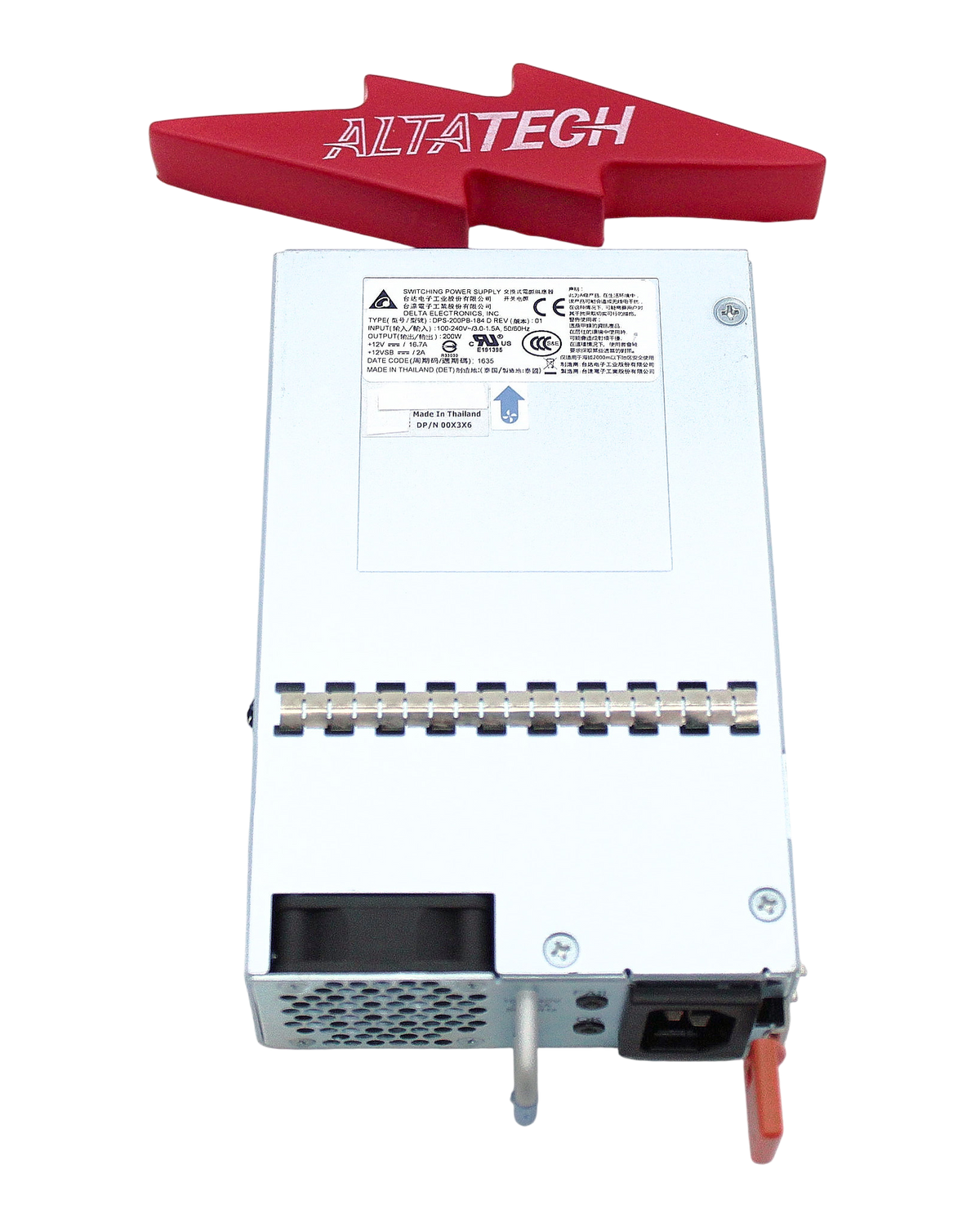 Dell 0X3X6 200W POWER SUPPLY S3048-ON REVERSE FLOW, Used