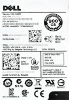 Dell 0XRRVX 900GB 10K SAS 2.5 SED ST9900605SS, Used