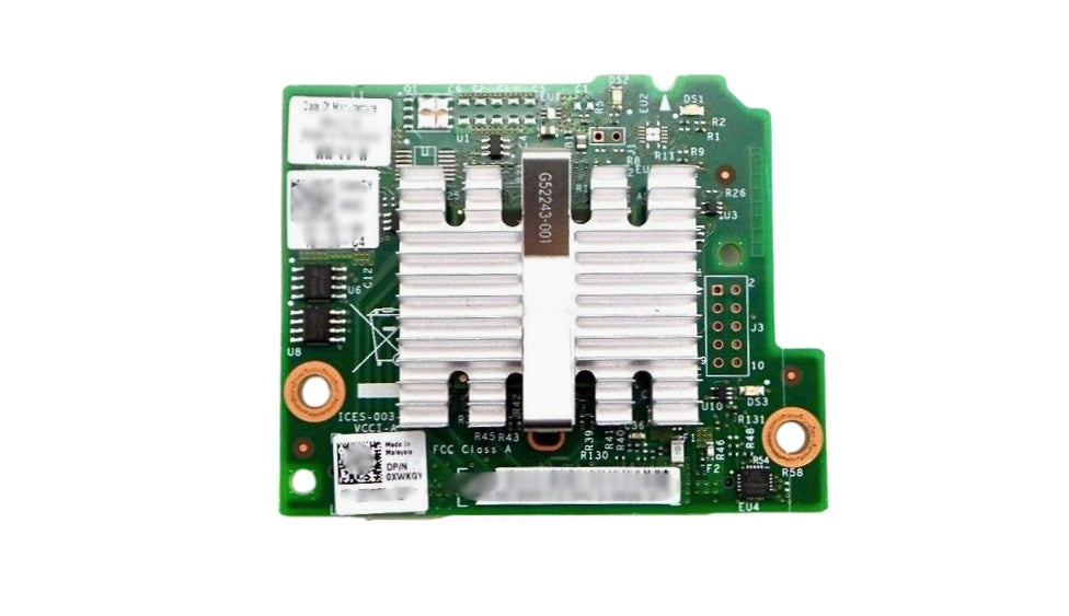 Dell 0XWKGY X520-K 10G Dual Port Network Daughter Card, Used