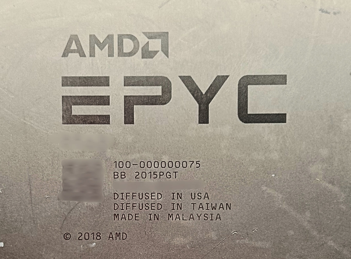 Dell 100-000000075 2.9GHZ/128MB/225W/32C EPYC 7542 ** DELL LOCKED **, Used