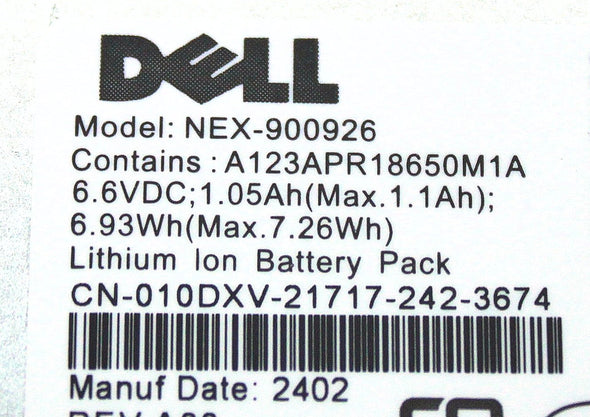 Dell 10DXV BACKUP BATTERY PS6210 (DELL), Used