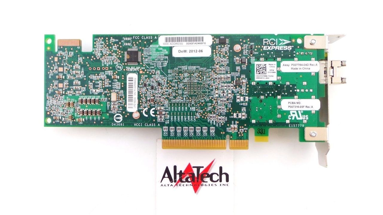 Dell 011H8D LPE16000 Single-Port Host Bus Adapter 61M2K, Used