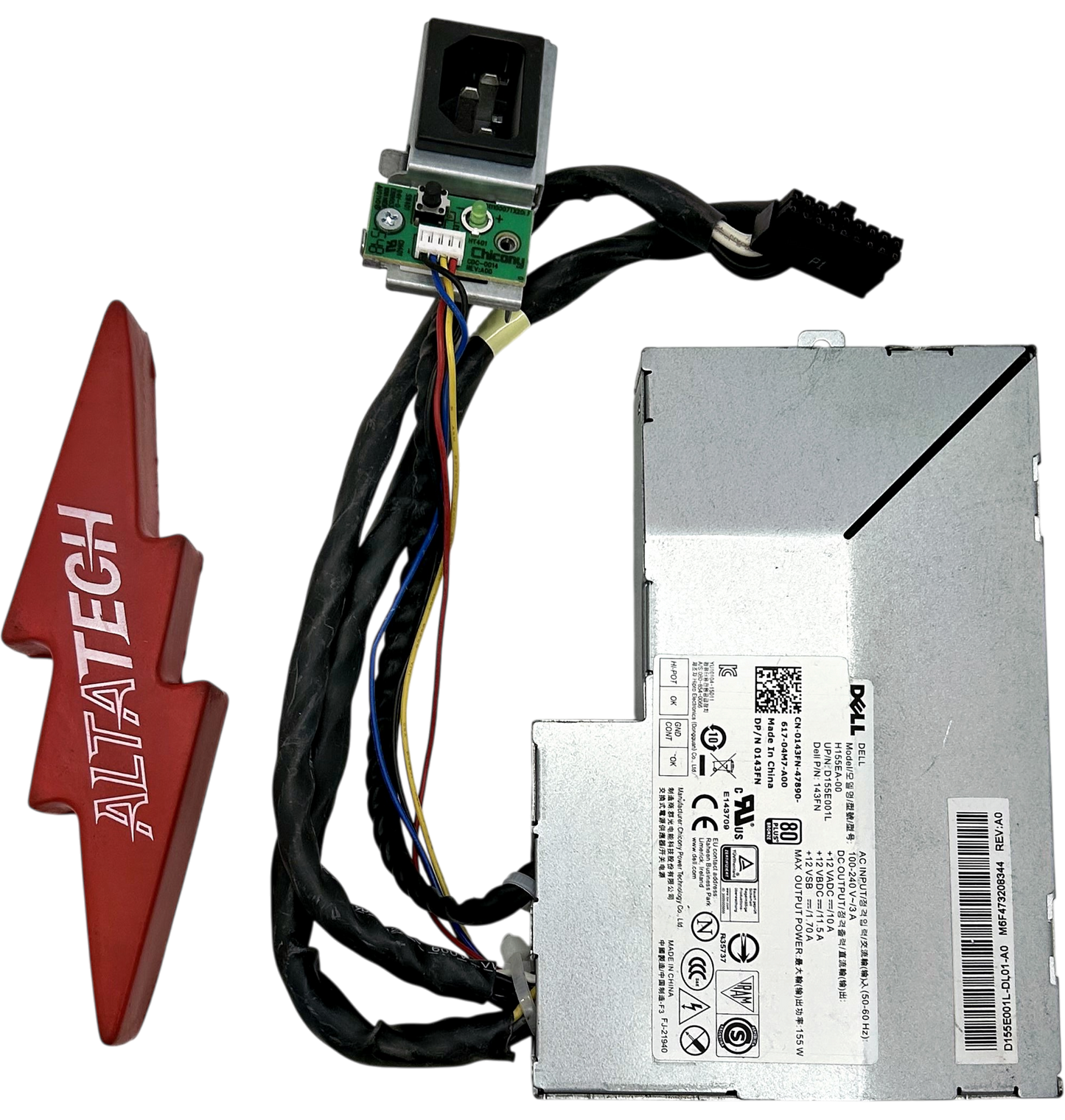 Dell 143FN 155W Power Supply OPT 7040 AIO, Used