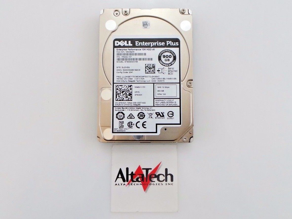Dell 1FE200-157 900GB 10K SAS 2.5" 12G, Used