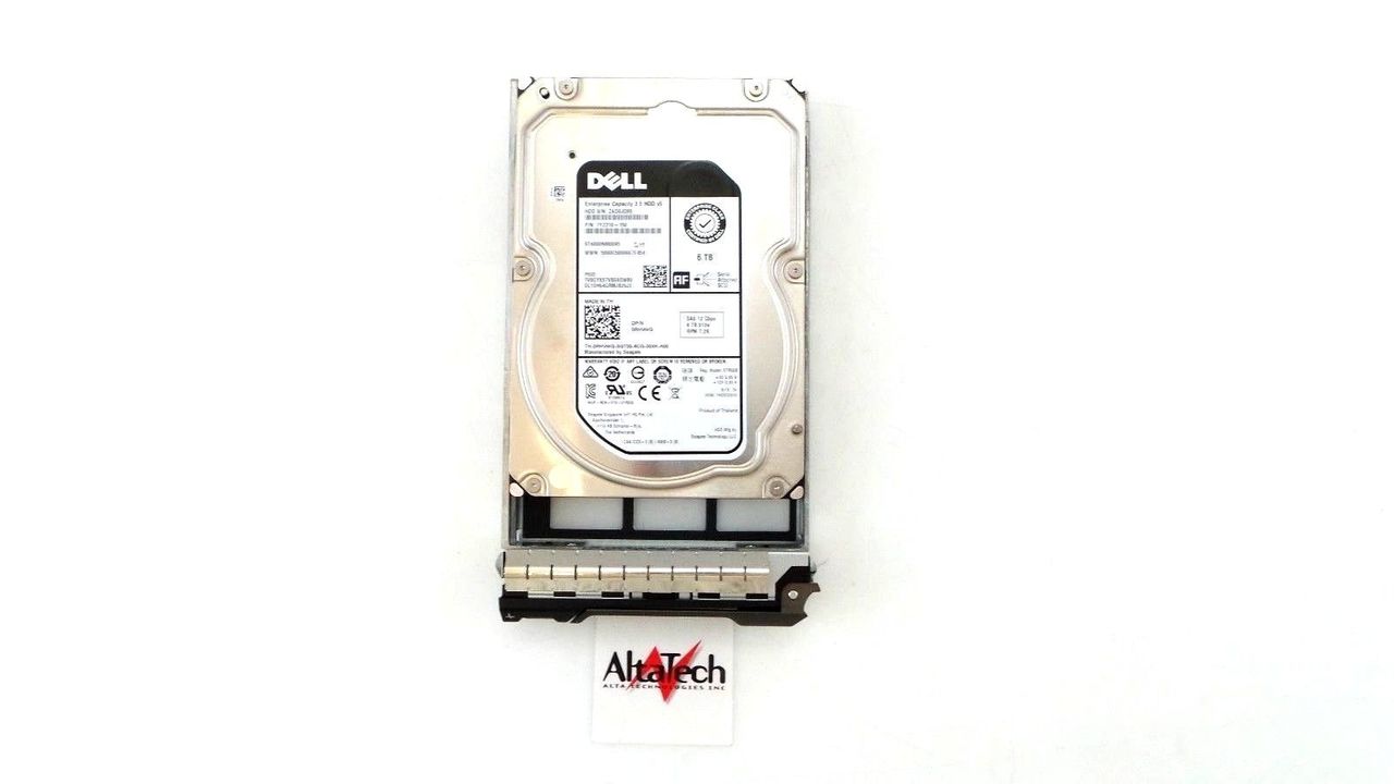 Dell 1YZ210-150 6TB 7.2K SAS 3.5 12G HDD, Used