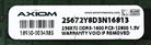 Dell 25672Y8D3N16813 8GB PC3-12800E DDR3-1600 1RX8, Used
