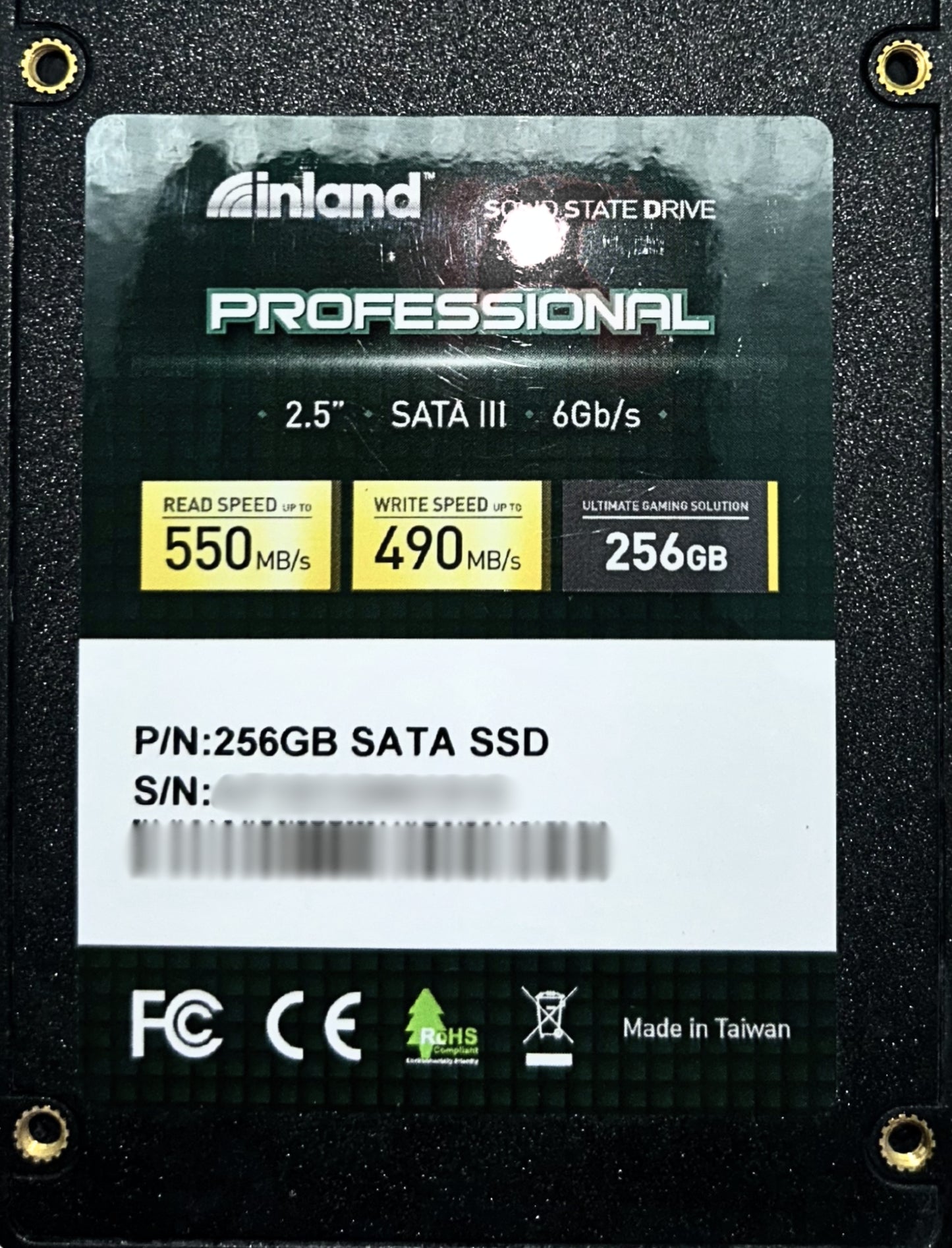 Dell 256G-SSD-T-2.5-3 256GB SSD SATA 2.5 3G, Used