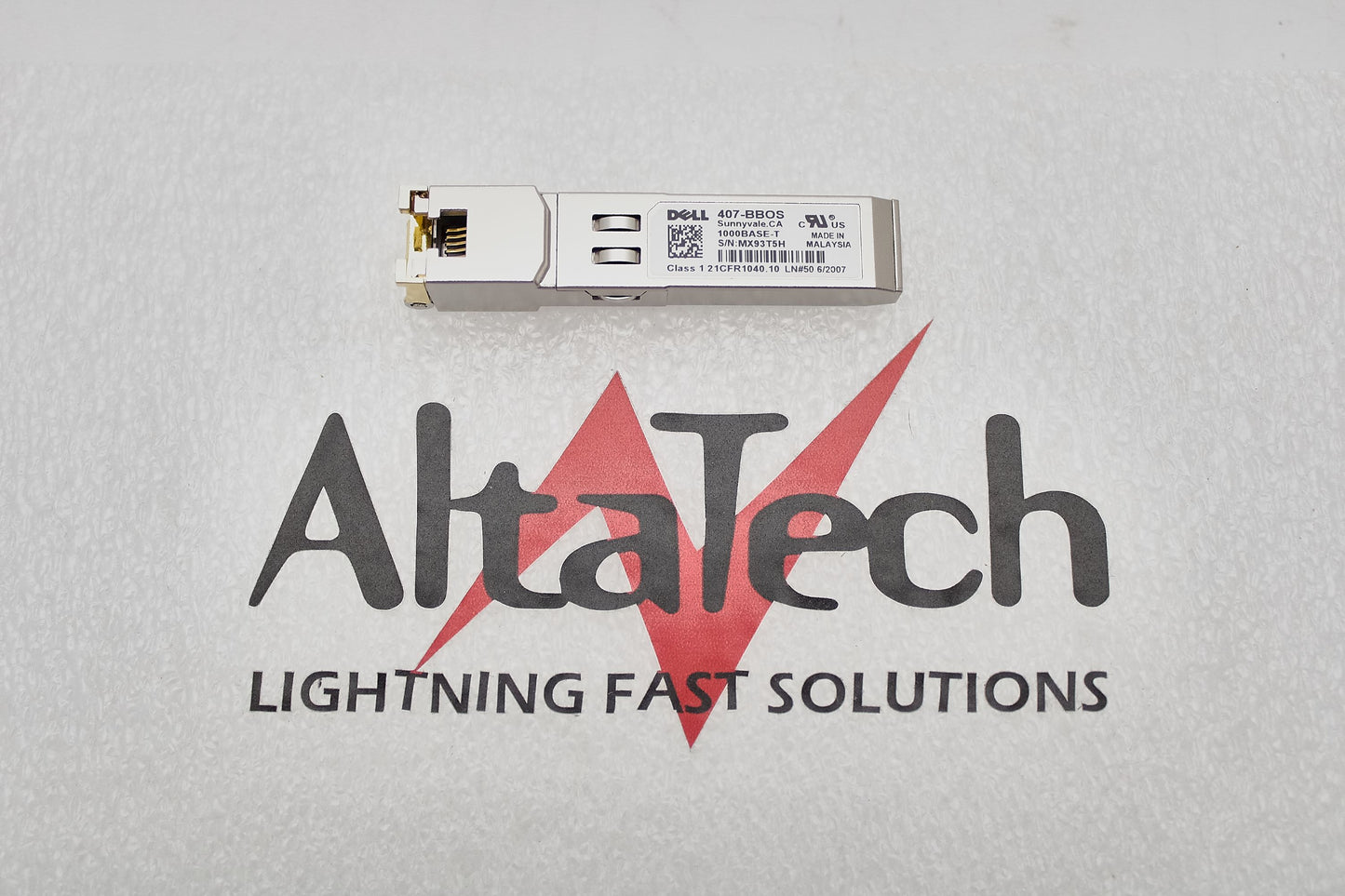 Dell 292Y6_NOB 10GB SFP TRANSCEIVER CHELSIO, Used