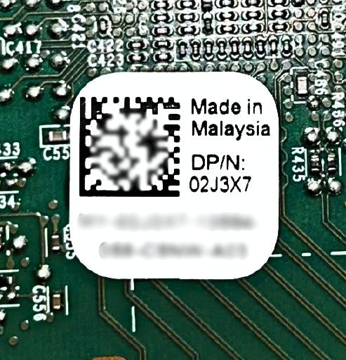 Dell 2J3X7 QL41162 Dual Port 10GBE Base-T CNA LP, Used