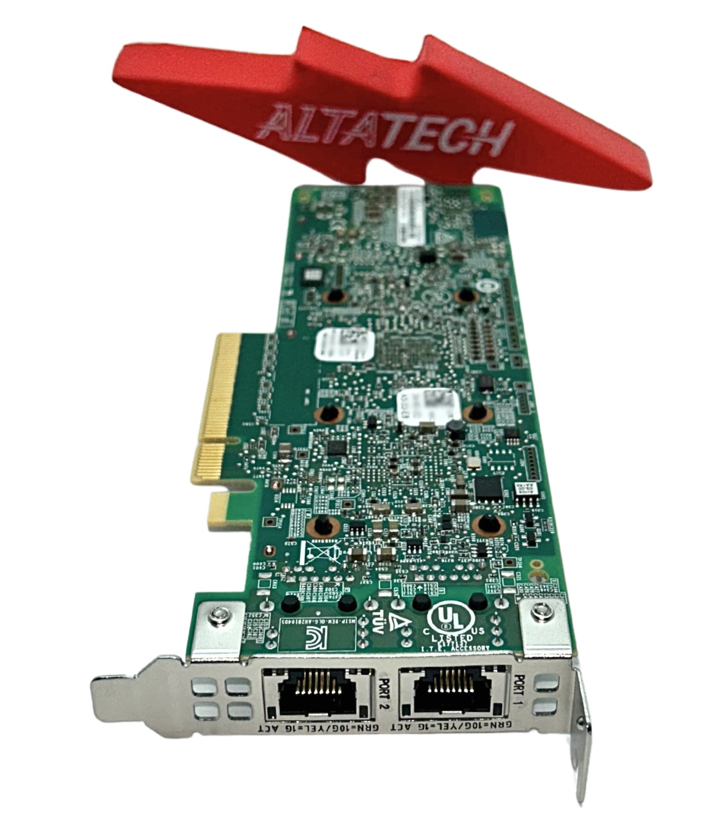 Dell 2J3X7 QL41162 Dual Port 10GBE Base-T CNA LP, Used