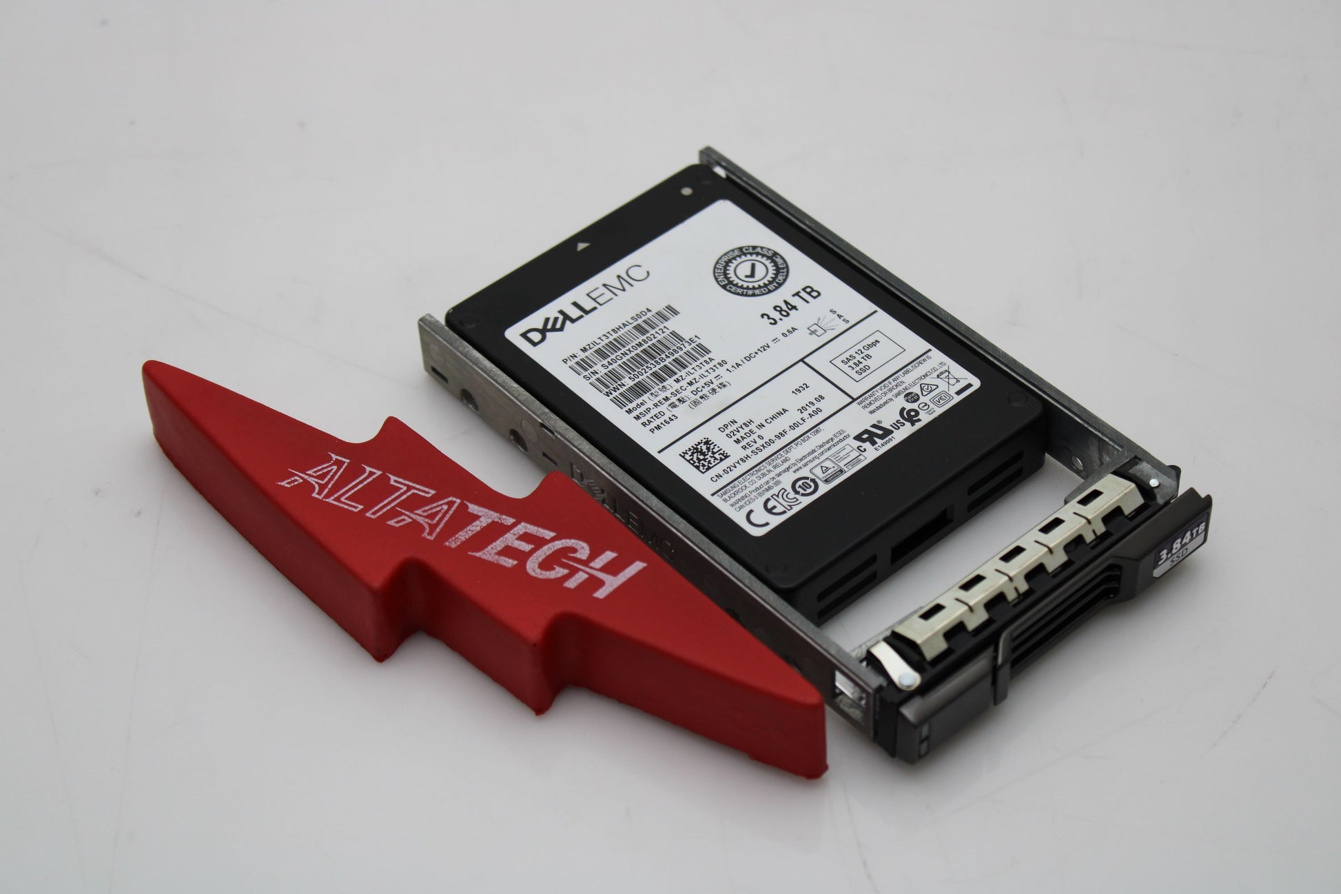 Dell 2VY8H-CML 3.84TB SSD SAS 2.5 12G E+, Used