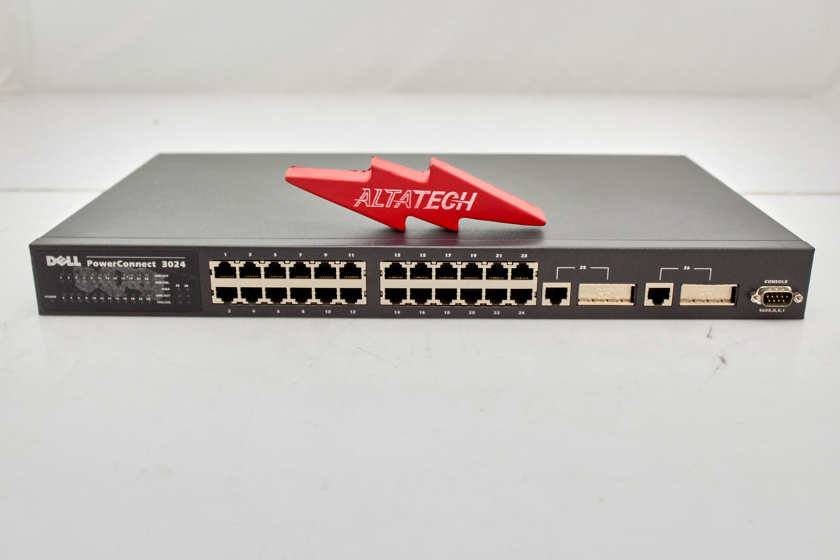 Dell 2W513 POWERCONNECT 3024 24 PORT 10/100, Used