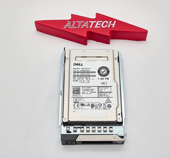 Dell 2WVYG 1.92TB SSD SAS 2.5 12g mu kpmsxvug2, Used