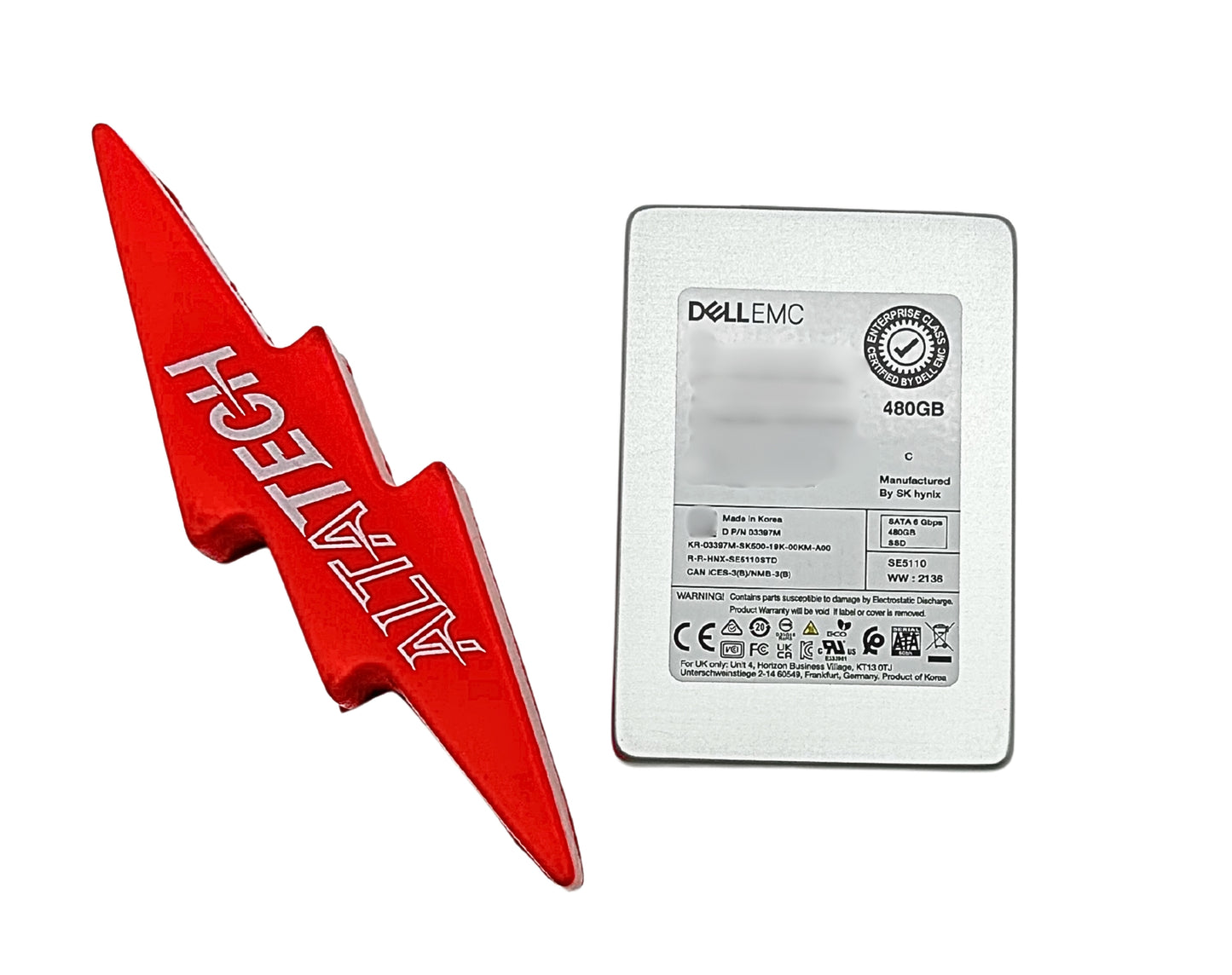 Dell 3397M 480GB SSD SATA 2.5 Inch 6G RI SE5110, Used