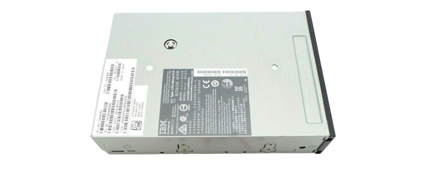 Dell 0341K0 PowerVault 2.5/6.25TB LTO-6 Ultrium Half Height SAS Tape Drive 95P8257 12X4243  DELL P/N 341K0 , This will ONLY work in DELL PowerVault, Used