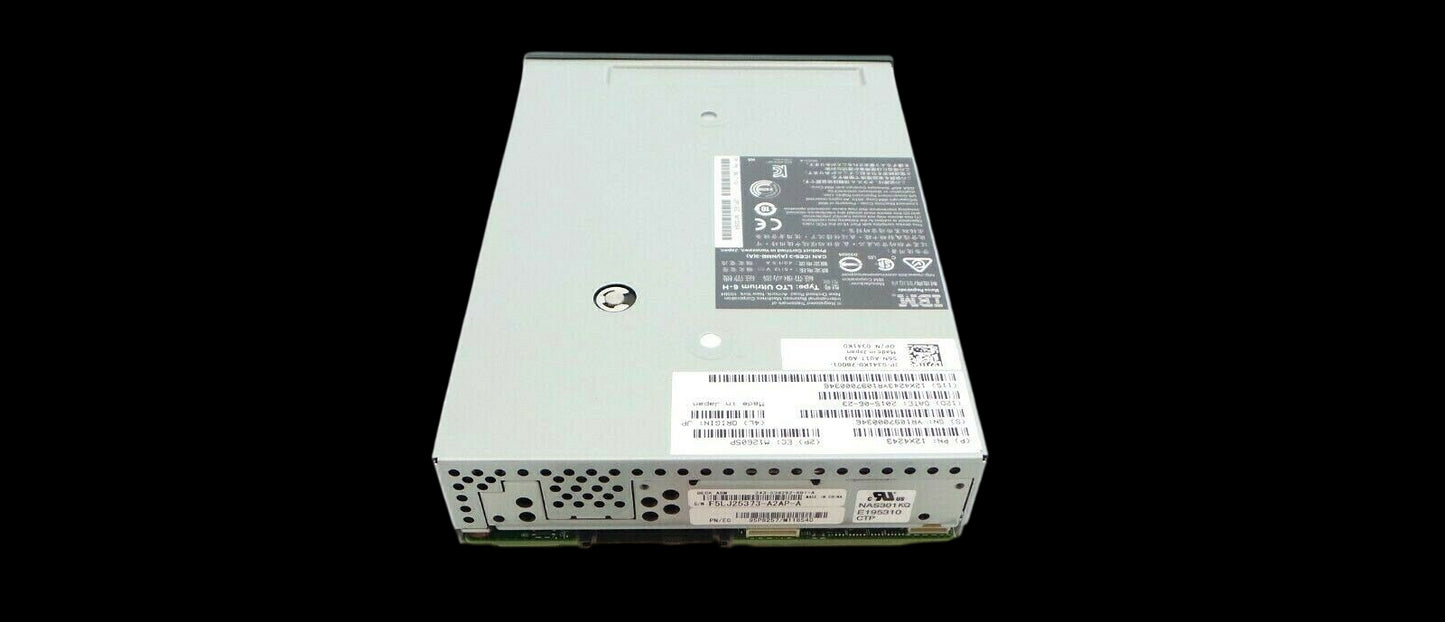 Dell 0341K0 PowerVault 2.5/6.25TB LTO-6 Ultrium Half Height SAS Tape Drive 95P8257 12X4243  DELL P/N 341K0 , This will ONLY work in DELL PowerVault, Used