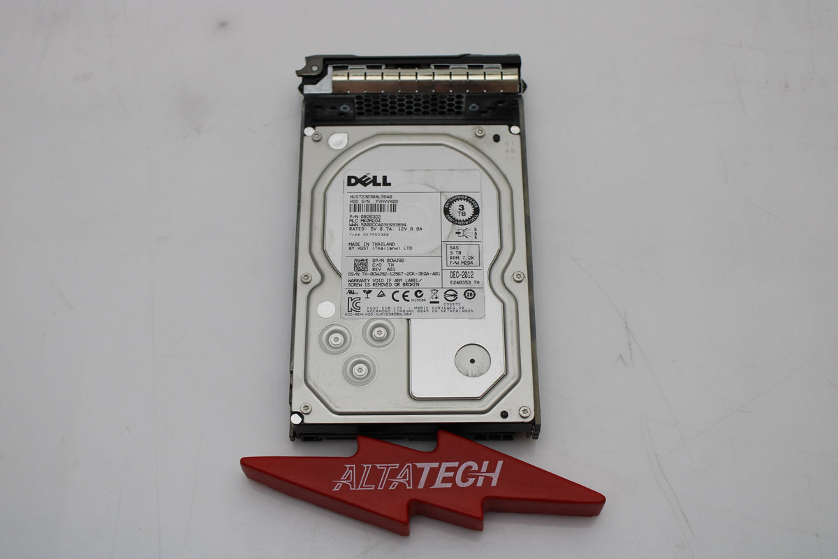 Dell 342-2336 3TB 7.2K SAS 3.5 6G NL HDD, Used