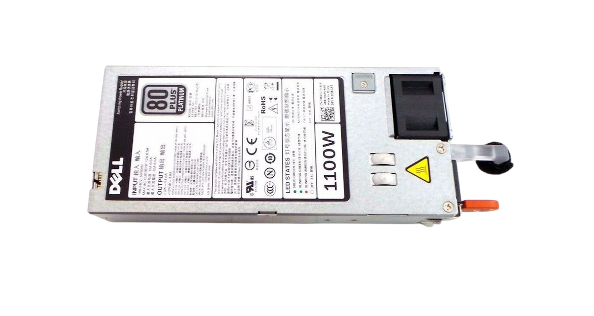 Dell 38GYJ PowerEdge R720 1100W Hot-Swap Power Supply, Used