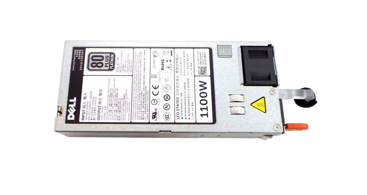 Dell 38GYJ PowerEdge R720 1100W Hot-Swap Power Supply, Used