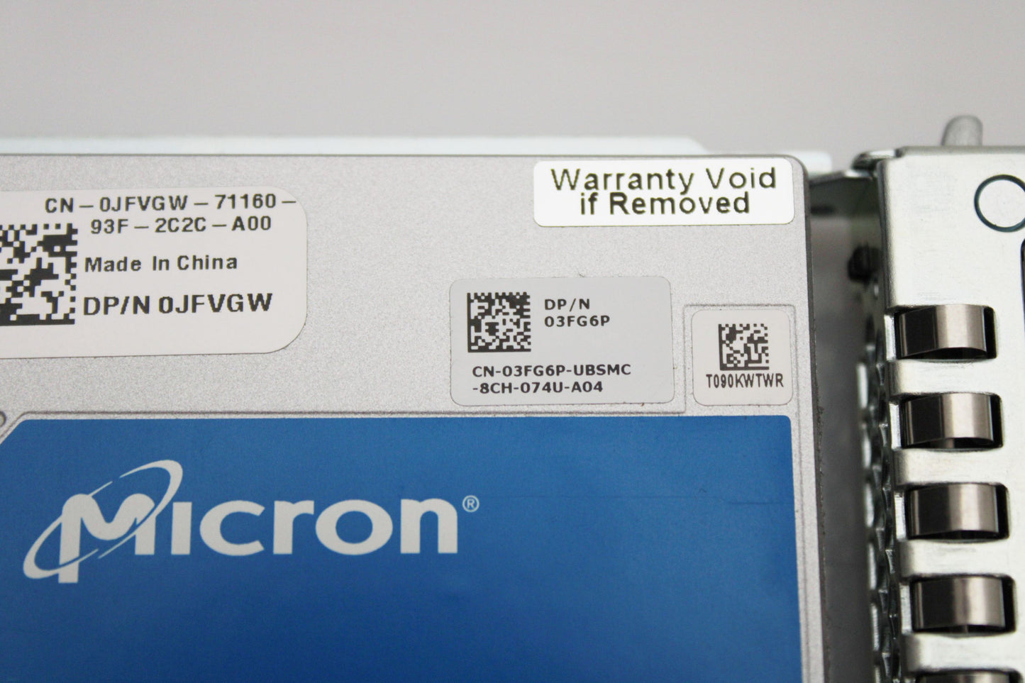 Dell 3FG6P 3.84TB SSD SAS 2.5 NVME U.2 PRO MICRON 9200, Used