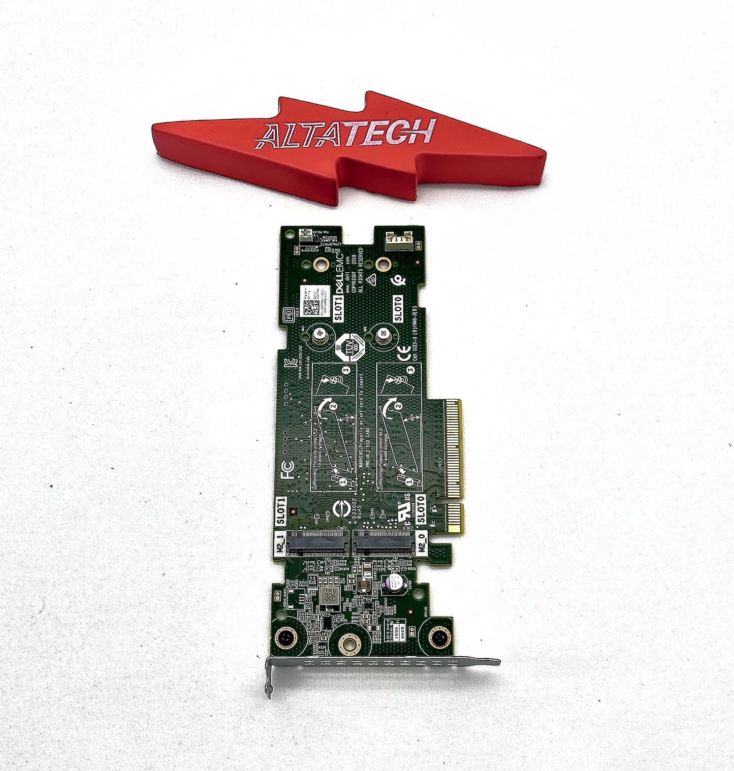 Dell 3JT49 BOSS CONTROLLER 2XM.2 SATA PCI-E LP, Used