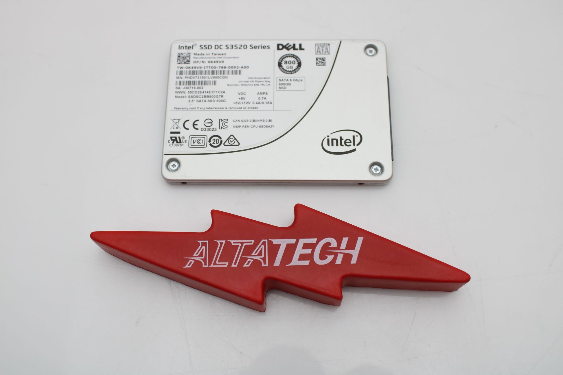 Dell 400-APBP 800GB SSD SATA 2.5 6G RI, Used