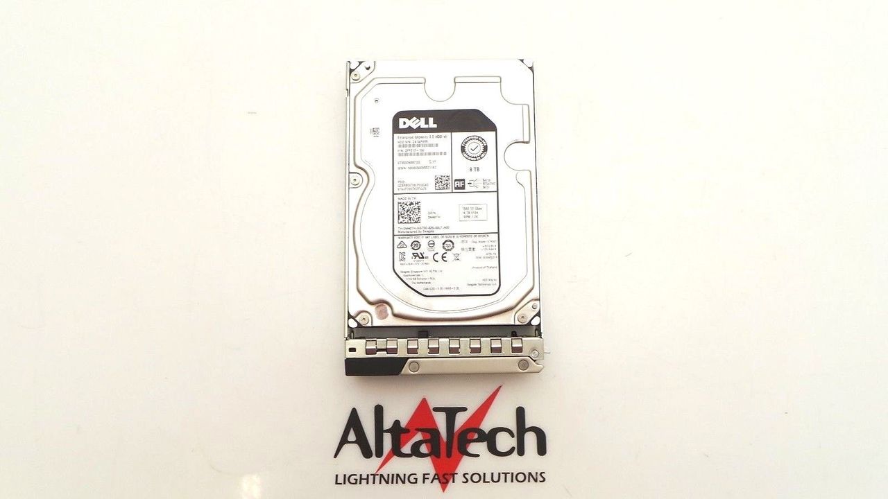 Dell 400-AUVT 8TB 7.2K SAS 3.5" 12G HDD, Used