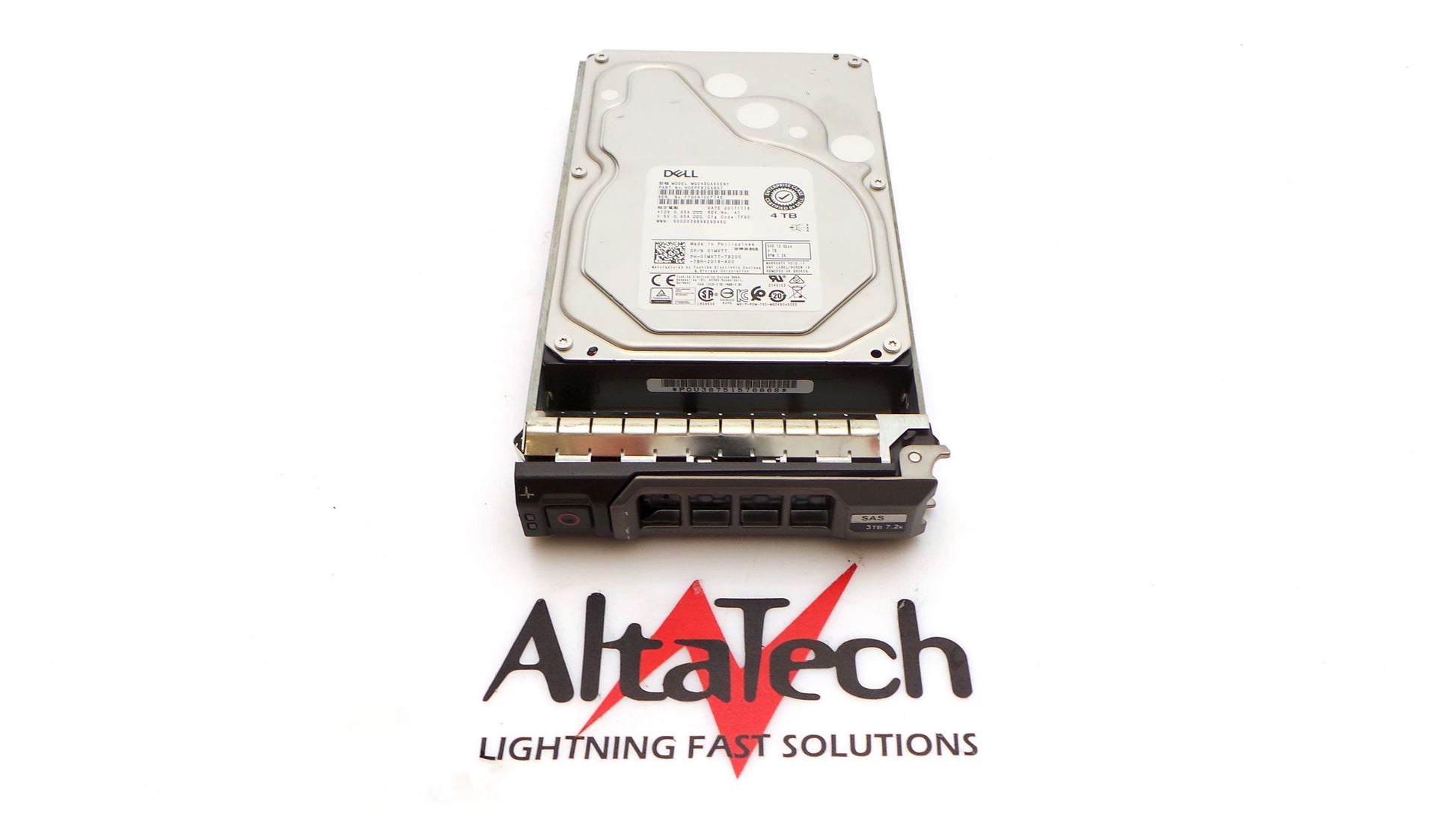 Dell 400-BLLN 4TB SAS 3.5" 12G HDD, Used