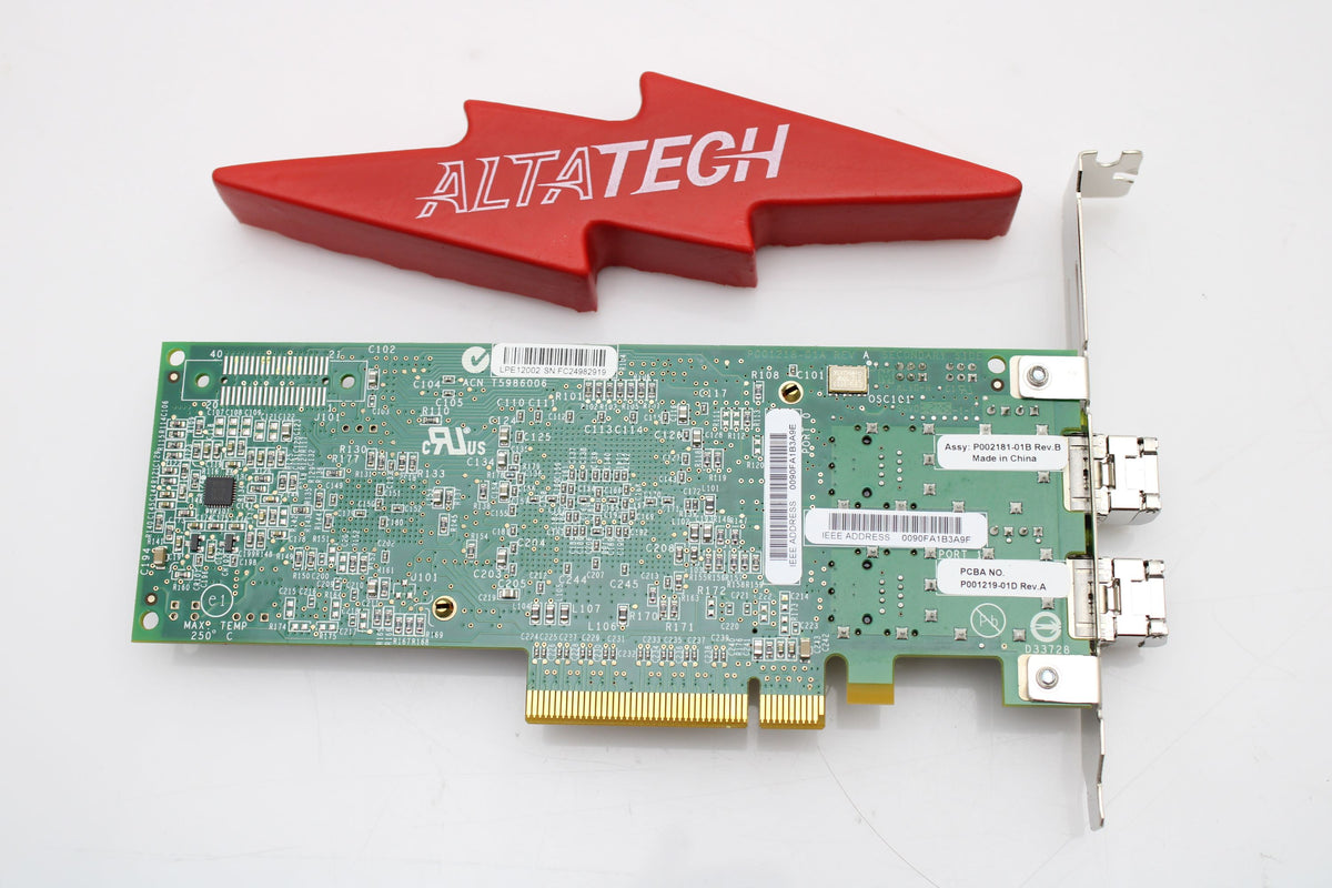 Dell 406-BBDY 8GB DUAL PORT LPE12002 HBA PCI-E FH, Used