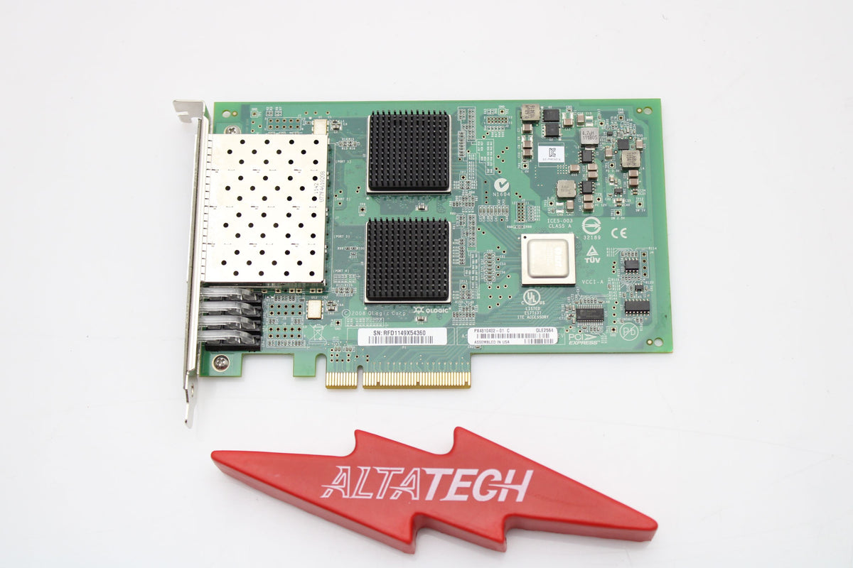 Dell 430-4780 8GB QUAD PORT HBA PCI-E QLE2564, Used