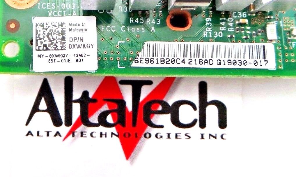 Dell 04KT53 X520-K 10G Dual Port Network Daughter Card, Used