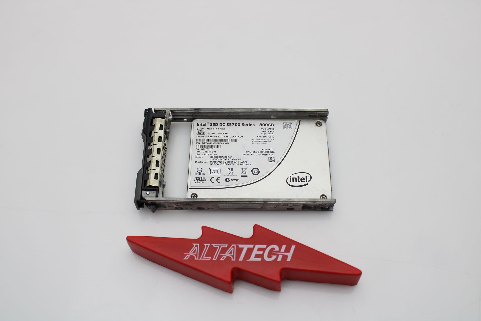 Dell 4WN3G 800GB SSD SATA 2.5 6G S3700, Used