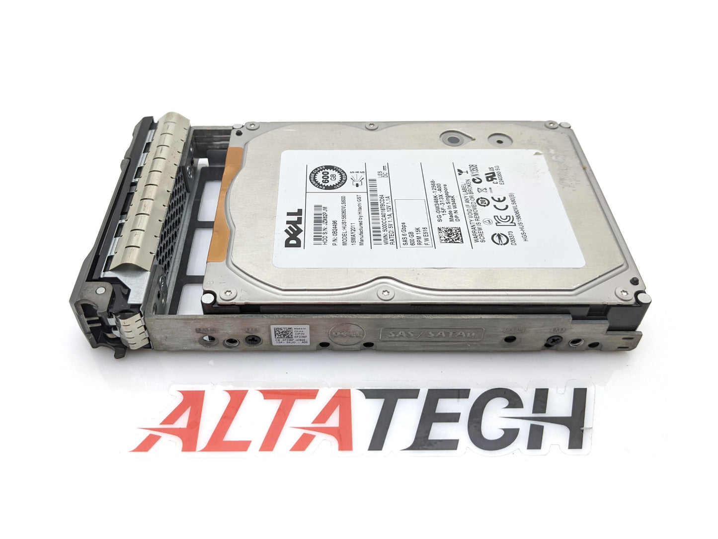 Dell 05193M 600GB 15K 6Gbps SAS LFF HDD, Used