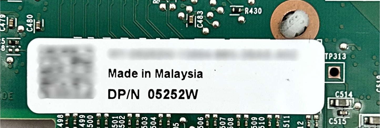 Dell 5252W Dual Port 10GB SFP+ FC Network Adapter, Used
