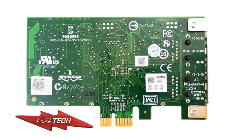 Dell 557M9 Broadcom 5720 Dual Port 1GB Network Adapter, Used