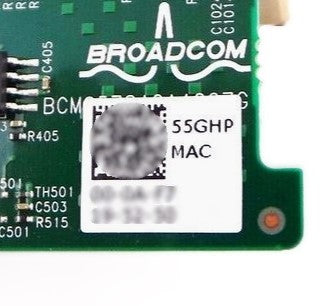 Dell 55GHP Broadcom 57810S DC 10G Mezzanine Card, Used