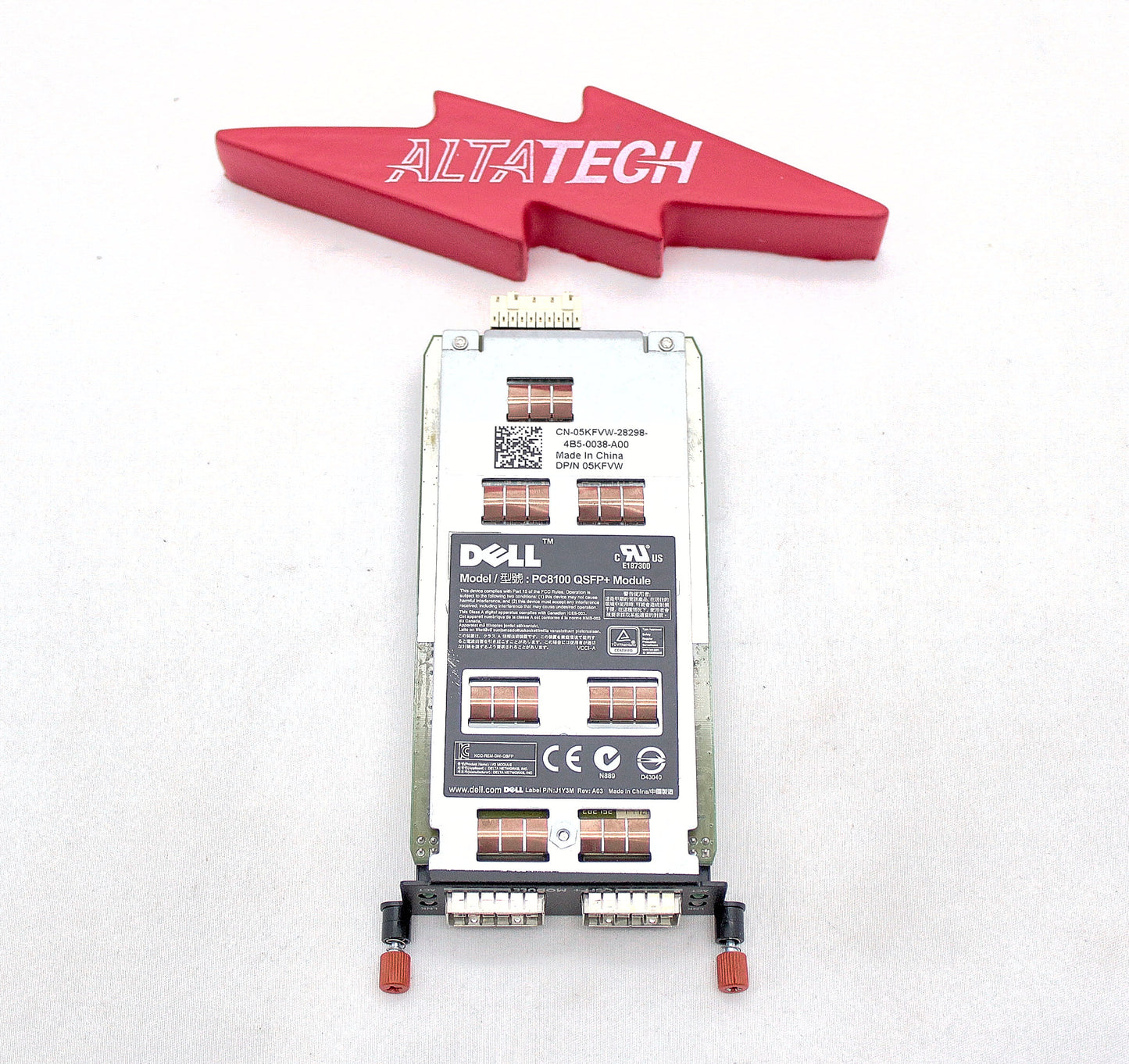 Dell 5KFVW 40GB QSFP DP PC8100 MODULE, Used