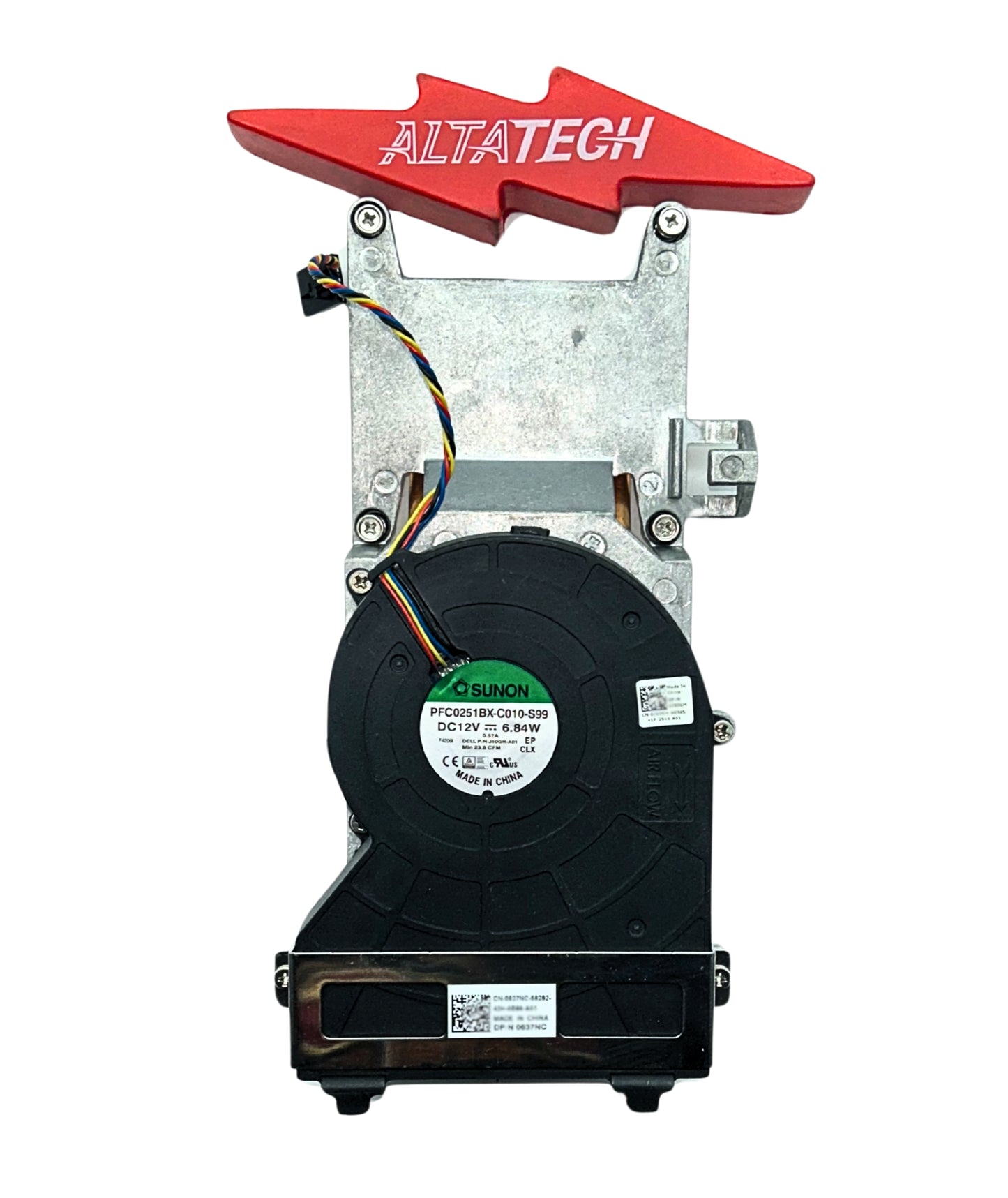 Dell 637NC HEATSINK W/ J50GH FAN OPT 9010 SFF, Used