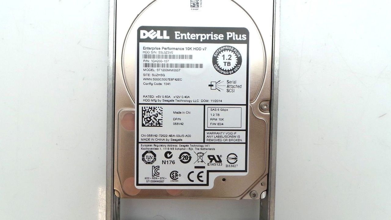 Dell 68V42-CML Compellent 1.2TB 10K SAS 2.5" 6G, Used