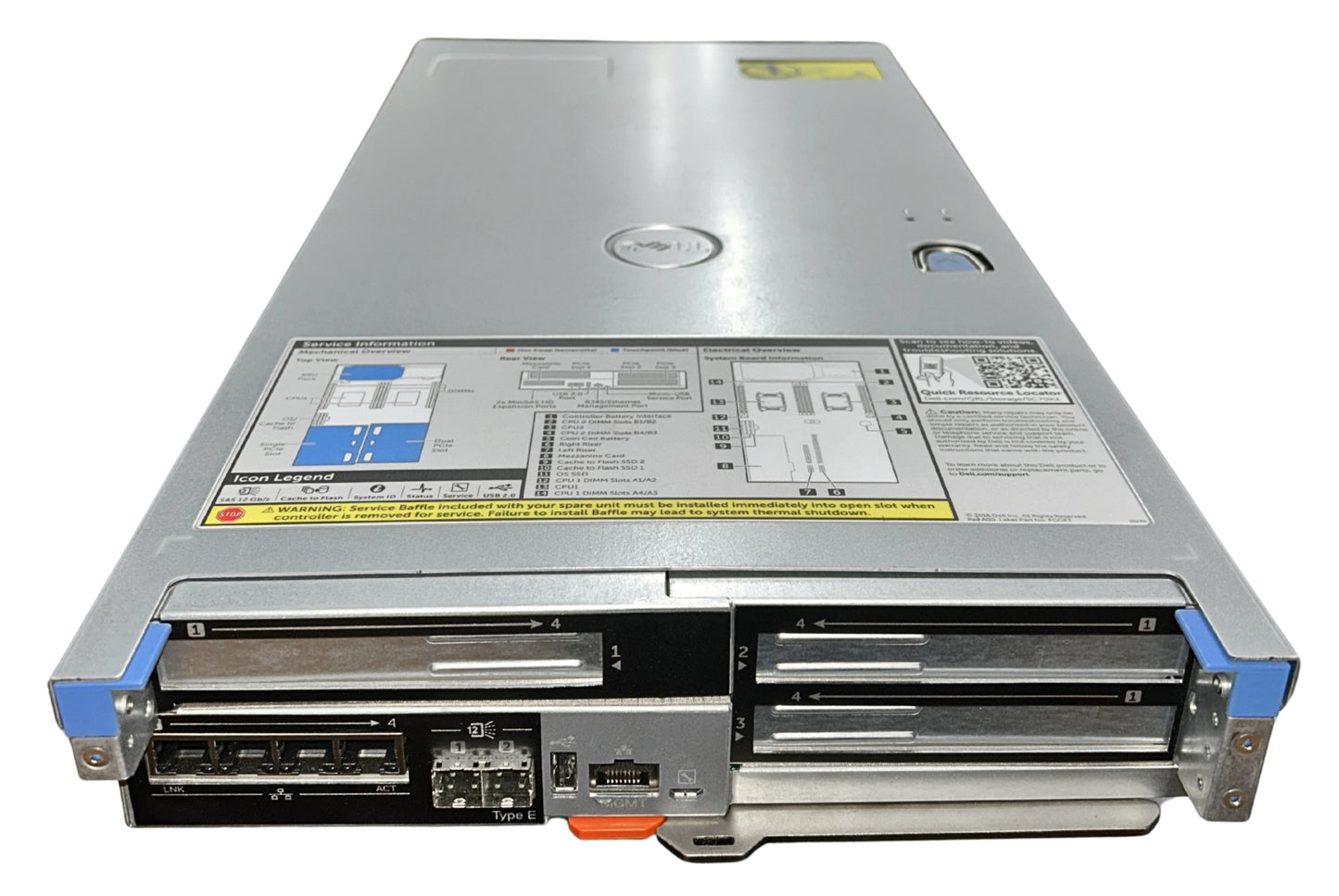 Dell 6HJ58 CONTROLLER MODULE, 4X10GBE SFP+ TYPE C (HARPOON) SC7020, Used