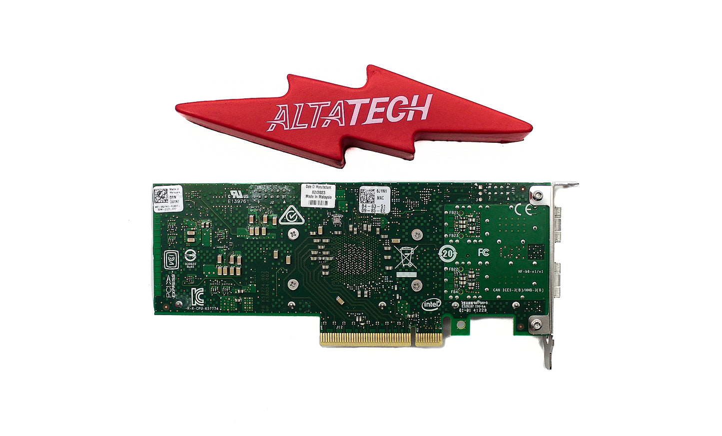 Dell 6J1N1 INTEL E810-XXVDA2 DP 25G SFP+ SFP28 LP, Used