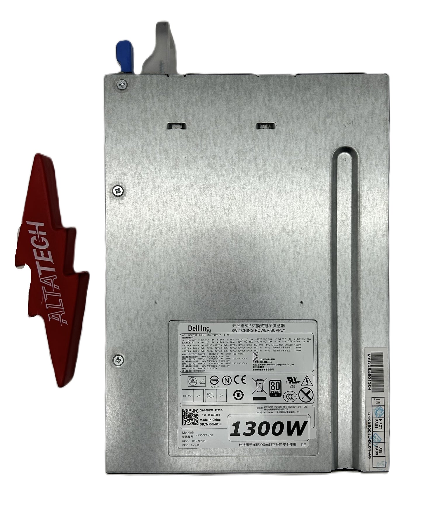 Dell 6MKJ9 1300W Power Supply T7600, Used