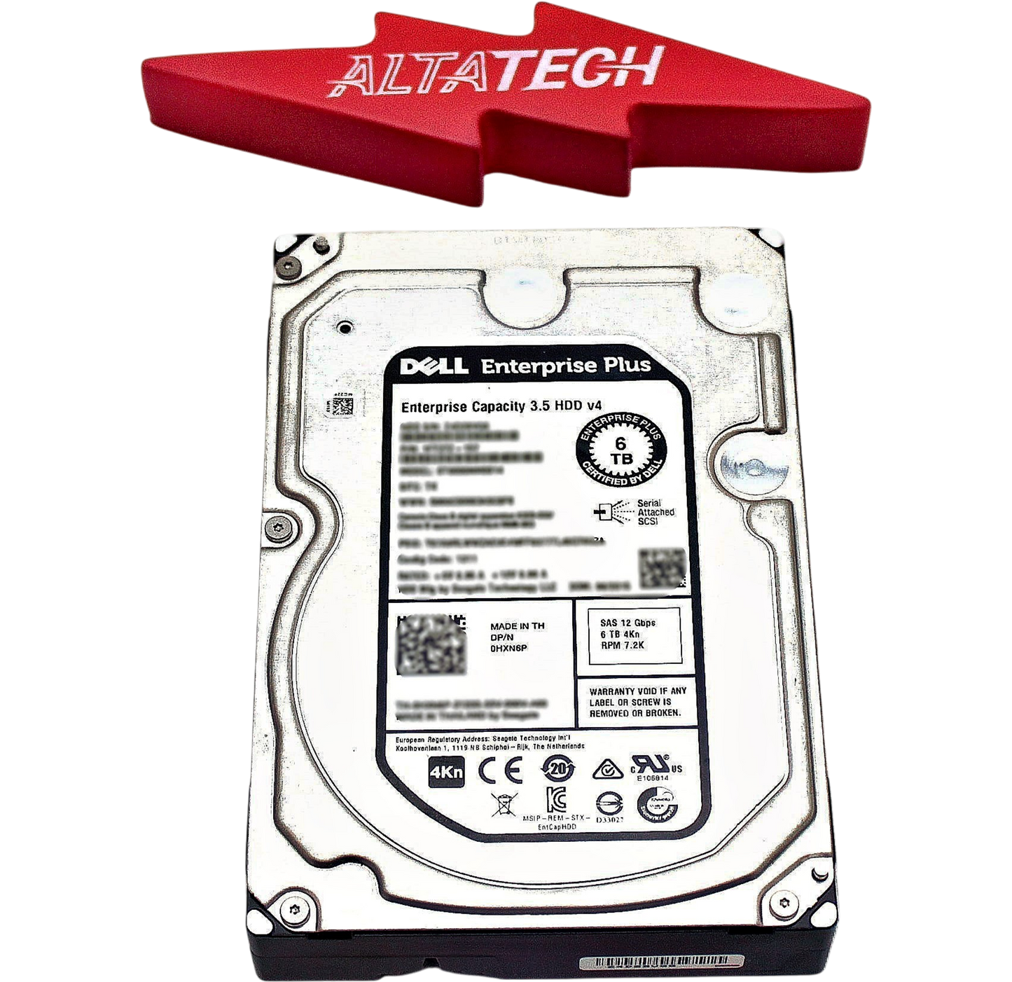 Dell 6T-7.2-S-3-12-EQL 6TB 7.2K SAS 3.5 12G EQUALLOGIC HDD, Used