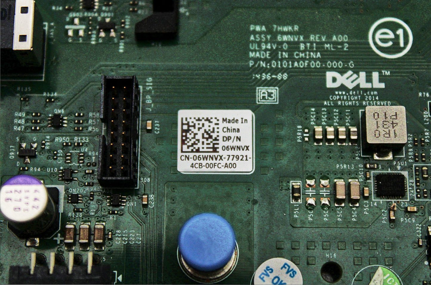 Dell 6WNVX PowerEdge R730XD 2x2.5" Backplane, Used