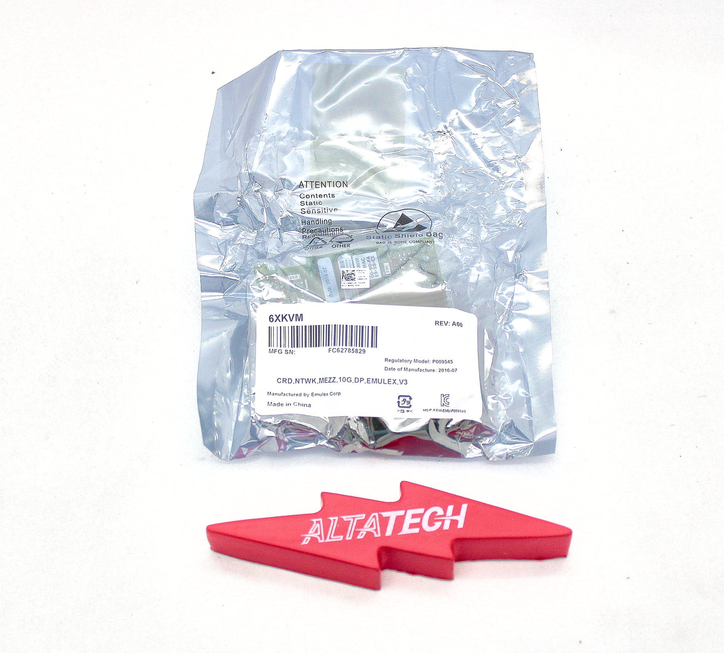 Dell 6XKVM_NOB EMULEX OCM14102 10G DP CNA MEZ M620, New Open Box