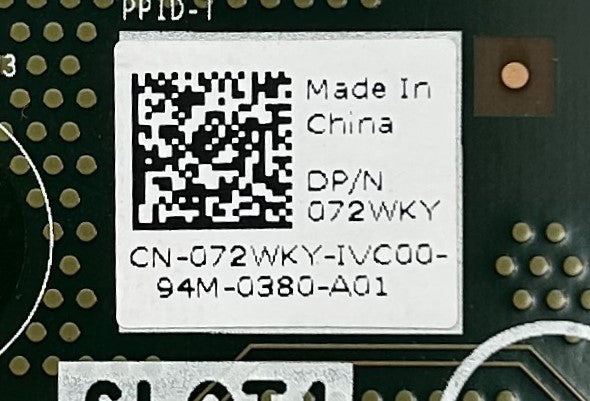 Dell 72WKY BOSS CONTROLLER 2XM.2 SATA PCI-E LP, Used