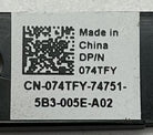 Dell 74TFY BLANK, HARD DRIVE 2.5 C6145, Used