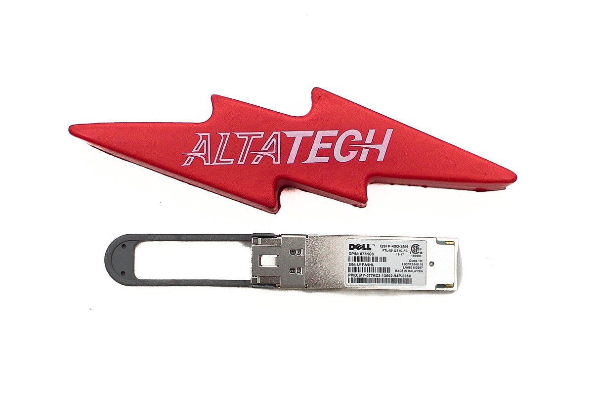 Dell 77KC3 Dell 40GB QSFP+ FC Short Range transceiver, Used