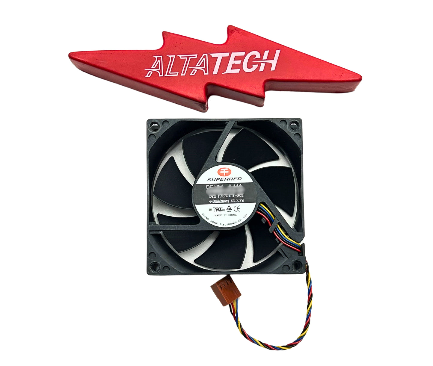 Dell 7G45T FAN ASSEMBLY CASE OPT 3040 MT, Used